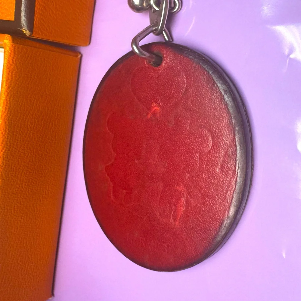 Hermès Ladybug Charm Sterling Silver & Leather – Vintage RARE with Box - Picture 6 of 9